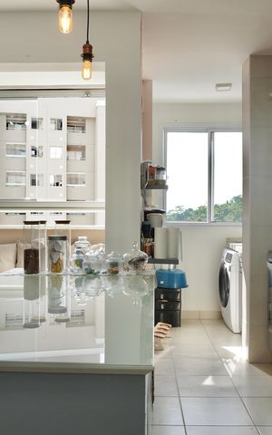 Apartamento à venda com 62m², 2 quartos e 1 vagaCozinha e Área de Serviço