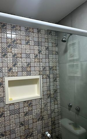 Apartamento à venda com 91m², 3 quartos e 1 vaga Apartamento à venda com 91m², 3 quartos e 1 vagaBanheiro social