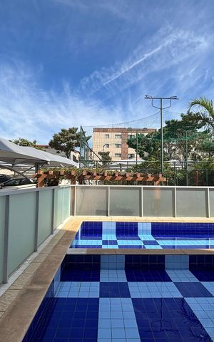 Apartamento à venda com 55m², 2 quartos e 1 vaga Apartamento à venda com 55m², 2 quartos e 1 vagaPiscina