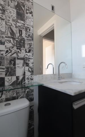 Apartamento à venda com 55m², 2 quartos e 1 vagaBanheiro Social