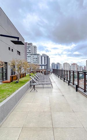 Studio à venda com 26m², 1 quarto e 1 vagaÁrea comum