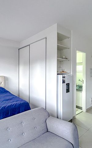 Studio à venda com 26m², 1 quarto e 1 vagaStudio