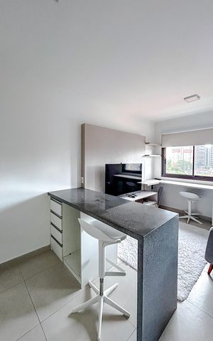 Studio à venda com 26m², 1 quarto e 1 vagaCozinha