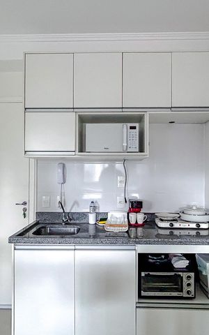 Studio à venda com 26m², 1 quarto e 1 vagaCozinha