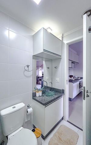 Studio à venda com 26m², 1 quarto e 1 vagaBanheiro