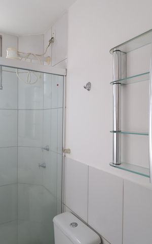 Apartamento para alugar com 50m², 2 quartos e 1 vagaBanheiro Social