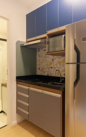 Apartamento para alugar com 25m², 2 quartos e sem vaga Apartamento para alugar com 25m², 2 quartos e sem vagaCozinha