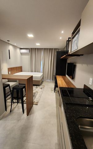Studio para alugar com 27m², 1 quarto e sem vaga Studio para alugar com 27m², 1 quarto e sem vagaStudio