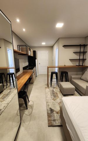 Studio para alugar com 27m², 1 quarto e sem vaga Studio para alugar com 27m², 1 quarto e sem vagaStudio