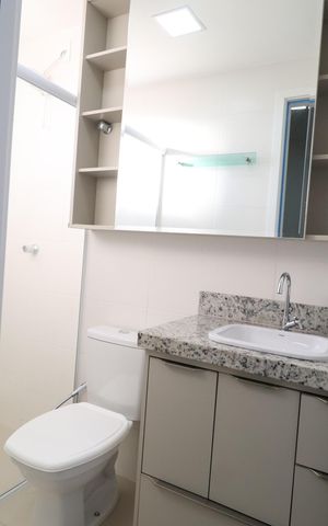 Apartamento para alugar com 60m², 2 quartos e 1 vagaBanheiro do Quarto 2