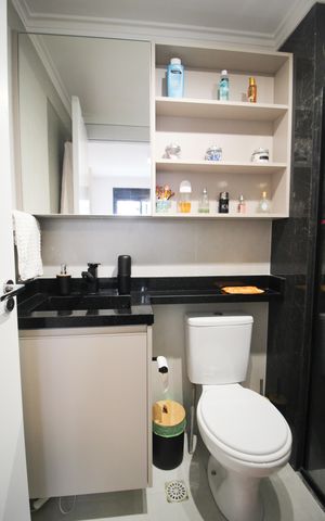 Apartamento à venda com 27m², 1 quarto e sem vaga Apartamento à venda com 27m², 1 quarto e sem vagaBanheiro