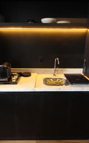 Studio à venda com 31m², 1 quarto e sem vagaCozinha