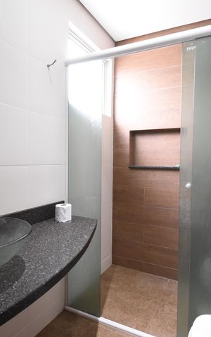 Casa para alugar com 460m², 4 quartos e 5 vagasBanheiro do Flat