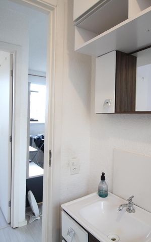 Apartamento à venda com 38m², 2 quartos e 1 vagaBanheiro
