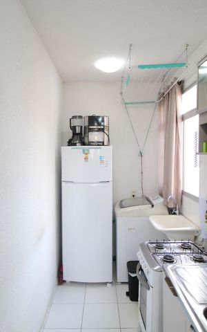 Apartamento à venda com 38m², 2 quartos e 1 vagaCozinha