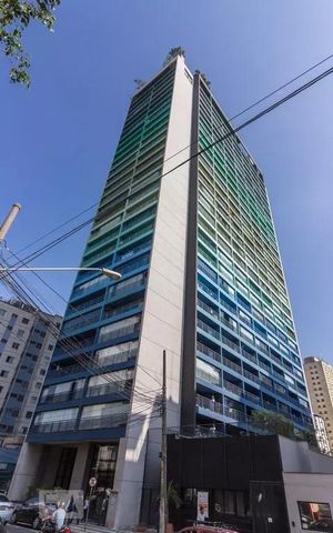 Studio para alugar com 35m², 1 quarto e 1 vaga Studio para alugar com 35m², 1 quarto e 1 vagaFachada
