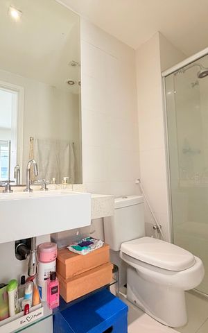 Apartamento à venda com 50m², 1 quarto e 1 vaga Apartamento à venda com 50m², 1 quarto e 1 vagaBanheiro