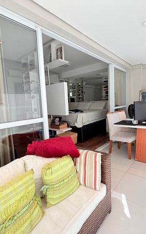 Apartamento à venda com 50m², 1 quarto e 1 vaga Apartamento à venda com 50m², 1 quarto e 1 vagaVaranda