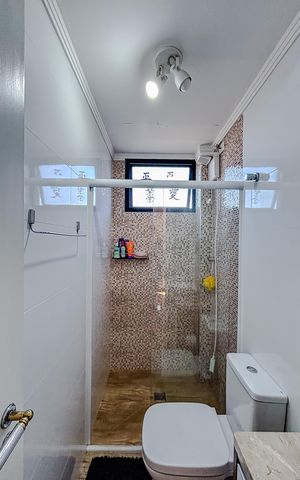Apartamento à venda com 62m², 2 quartos e 1 vagaBanheiro