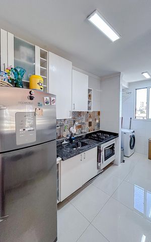 Apartamento à venda com 62m², 2 quartos e 1 vagaCozinha