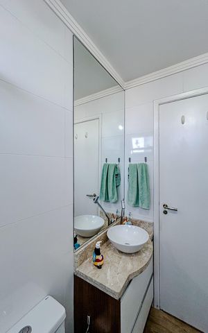 Apartamento à venda com 62m², 2 quartos e 1 vagaBanheiro