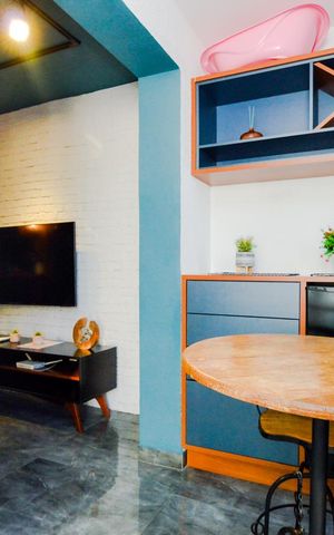 Studio para alugar com 36m², 1 quarto e 1 vagaVaranda
