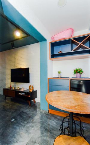 Studio para alugar com 36m², 1 quarto e 1 vagaVaranda