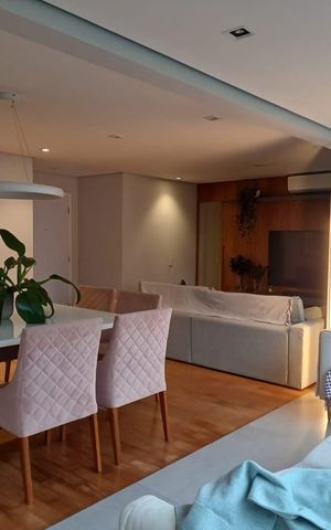 Apartamento à venda com 143m², 3 quartos e 3 vagas Apartamento à venda com 143m², 3 quartos e 3 vagasSala