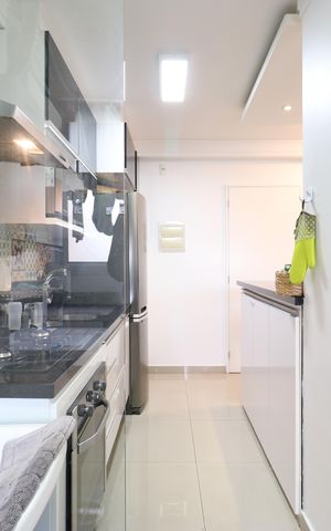 Apartamento à venda com 62m², 2 quartos e 2 vagasBanheiro e Área de serviço 