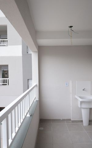 Apartamento à venda com 30m², 2 quartos e sem vagaVaranda da Sala e área de serviço 