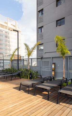 Studio à venda com 27m², 1 quarto e sem vagaPiscina