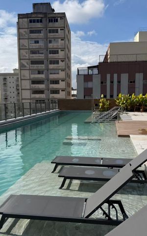 Studio à venda com 58m², 1 quarto e sem vaga Studio à venda com 58m², 1 quarto e sem vagaPiscina