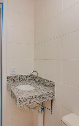 Apartamento para alugar com 48m², 2 quartos e 1 vaga Apartamento para alugar com 48m², 2 quartos e 1 vagaBanheiro