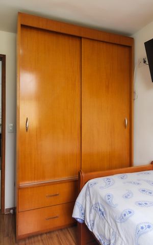 Apartamento à venda com 56m², 3 quartos e 4 vagas Apartamento à venda com 56m², 3 quartos e 4 vagasQuarto 2