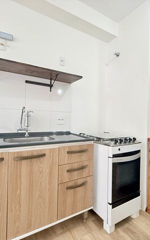 Apartamento para alugar com 24m², 1 quarto e sem vaga Apartamento para alugar com 24m², 1 quarto e sem vagaCozinha