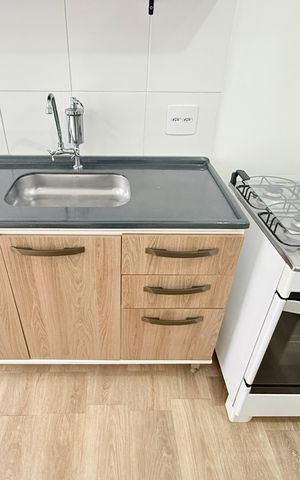 Apartamento para alugar com 24m², 1 quarto e sem vaga Apartamento para alugar com 24m², 1 quarto e sem vagaCozinha