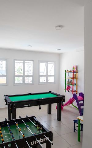 Apartamento à venda com 49m², 2 quartos e 1 vagaSalão de jogos