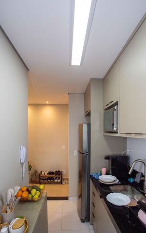 Apartamento à venda com 49m², 2 quartos e 1 vagaCozinha