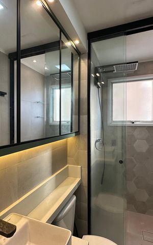 Apartamento à venda com 51m², 2 quartos e 1 vaga Apartamento à venda com 51m², 2 quartos e 1 vagaBanheiro