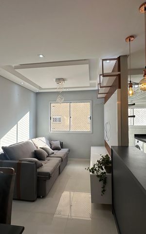 Apartamento à venda com 51m², 2 quartos e 1 vaga Apartamento à venda com 51m², 2 quartos e 1 vagaSala