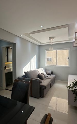 Apartamento à venda com 51m², 2 quartos e 1 vaga Apartamento à venda com 51m², 2 quartos e 1 vagaSala