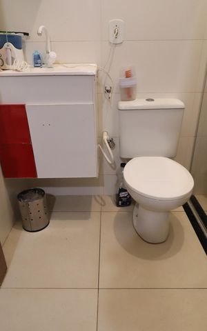 Casa para alugar com 110m², 2 quartos e 3 vagasBanheiro do Quarto 2
