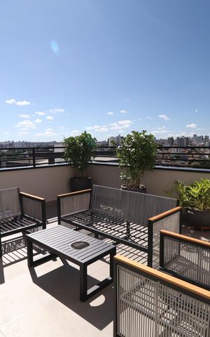 Studio para alugar com 40m², 1 quarto e 1 vagaTerraço