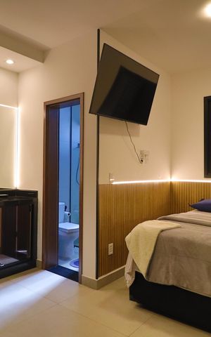 Studio para alugar com 40m², 1 quarto e 1 vagaQuarto