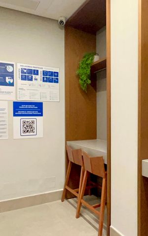 Studio à venda com 31m², 1 quarto e sem vaga Studio à venda com 31m², 1 quarto e sem vagaLavanderia