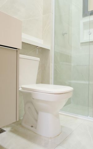 Casa à venda com 127m², 3 quartos e 2 vagasBanheiro da Suíte 1