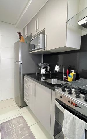 Apartamento à venda com 45m², 2 quartos e 1 vaga Apartamento à venda com 45m², 2 quartos e 1 vagaCozinha e Área de Serviço