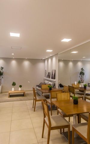 Apartamento à venda com 42m², 2 quartos e 1 vagaÁrea comum - Salão de festas