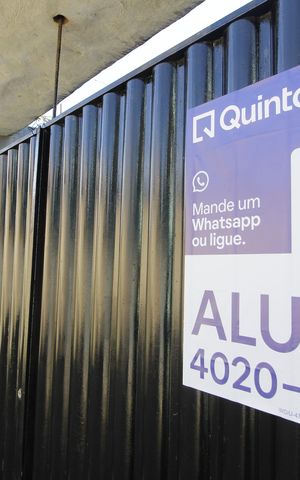Studio para alugar com 40m², 1 quarto e 1 vagaPlaca