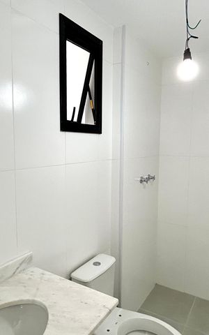 Apartamento à venda com 83m², 2 quartos e 2 vagas Apartamento à venda com 83m², 2 quartos e 2 vagasBanheiro 1